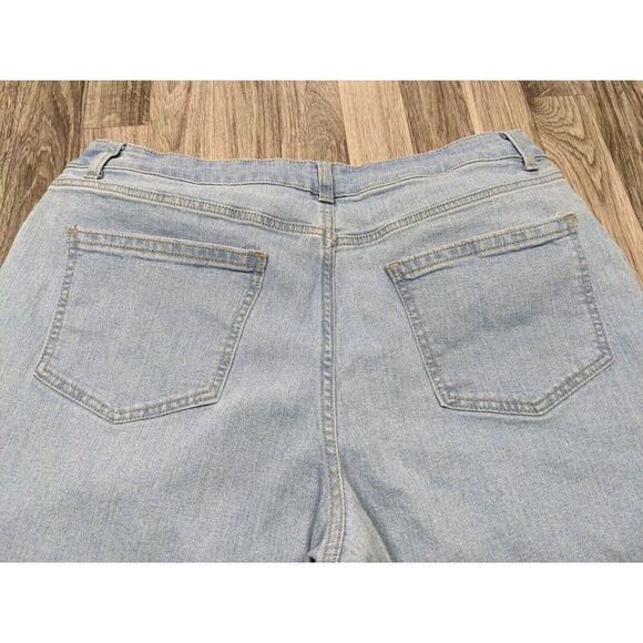 (3/$35) NOBO No Boundaries Juniors Size 15 Pockets Tapered Legs Denim Blue Jeans - Picture 3 of 10